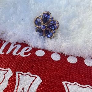 Large Purple Cocktail Ring